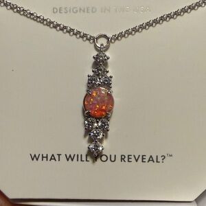 The sterling club RVP 2987 lab grown coral fire opal .925 solid sterling silver